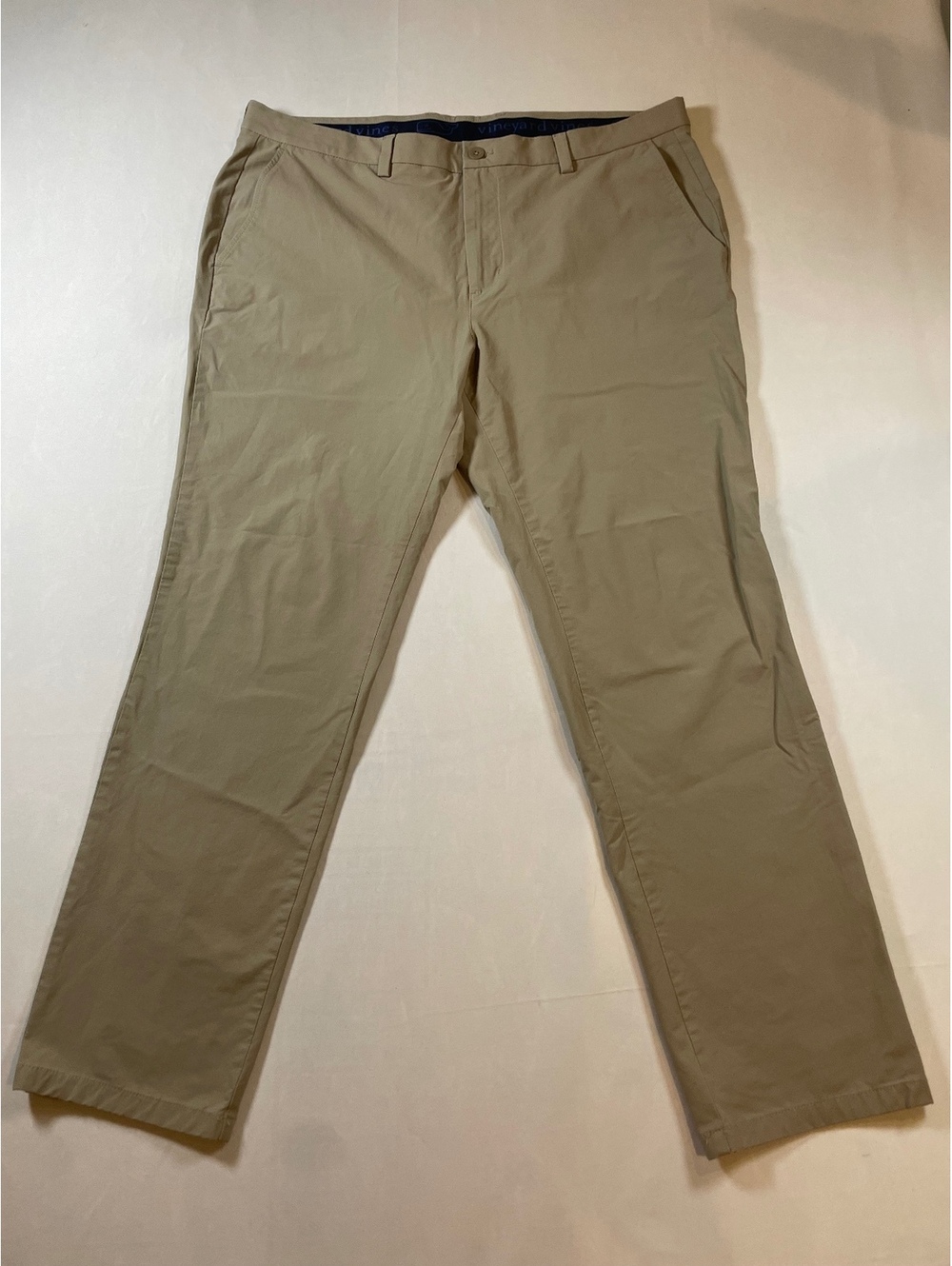 Vineyard Vines On-The-Go Performance Chino Pants Tan Khaki Men's Size 40x32
